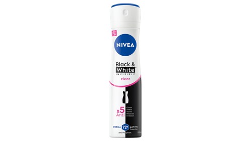 NIVEA Deo Spray Invisible Black & White Clear 150 ml, bild 3