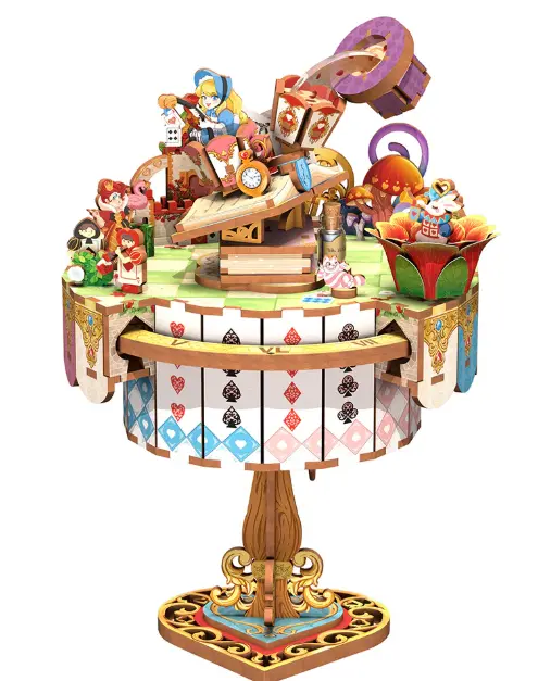 Tonecheer Book Nook - Alice's Tea Party