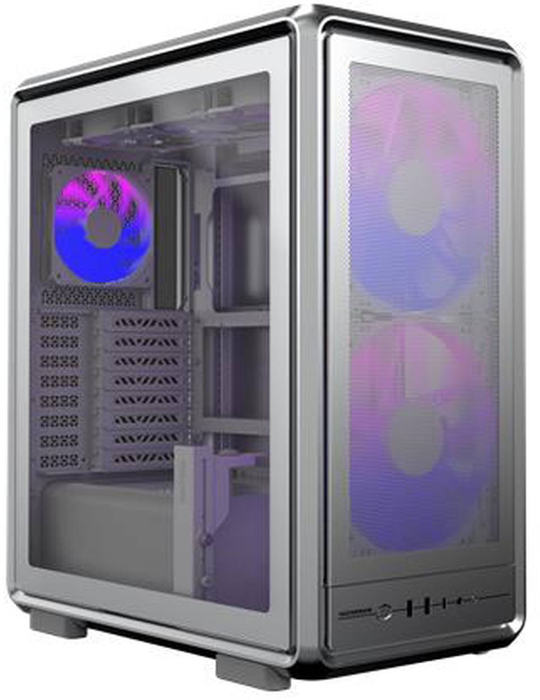 Cooler Master MasterFrame 500 Mesh ARGB PC-chassi (silver), bild 4