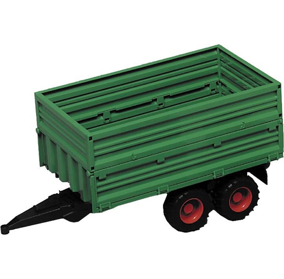 Bruder Tandem Axle tippvagn med avtagbar topp