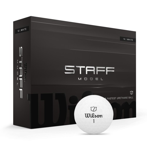 Wilson - Staff Model Golfbollar Vita (12 st.) – Tour-prestanda med precision och kontroll
