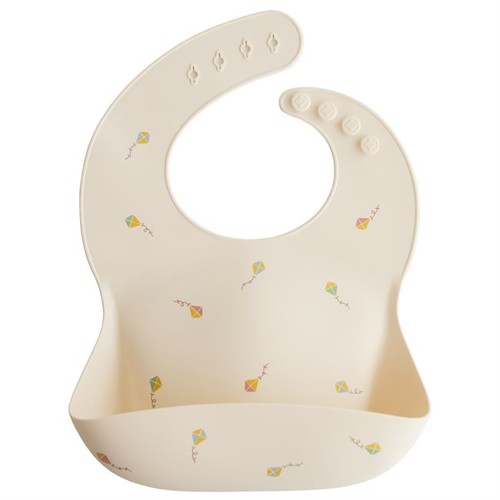 Mushie - Silicone Bib - Kites