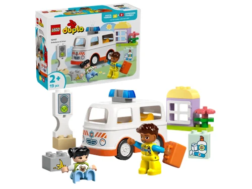 LEGO DUPLO Town Ambulans och förare 10447, bild 3