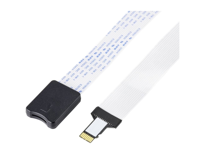 TRU COMPONENTS Kabelsats Raspberry Pi, Banana Pi, Asus, Rock Pi [1x MicroSD-kontakt - 1x MicroSD-kortplats] 0,5 m