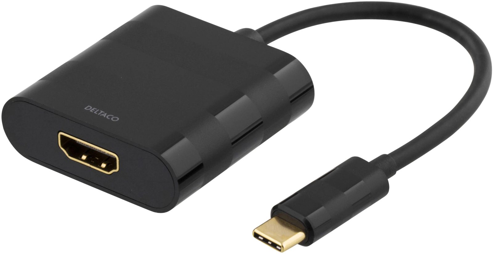 DELTACO USB 3.1 Adapter C ha till HDMI ho Svart, bild 2