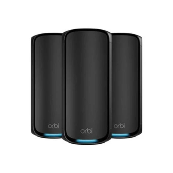Netgear Orbi 970 Series Quad-band WiFi 7 Mesh 3-Pack, Black Edition