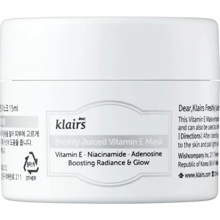 Klairs Freshly Juiced Vitamin E Mask 15 ml, bild 2