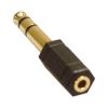 Deltaco adapter 3,5 mm hona - 6,3 mm hane, bild 2