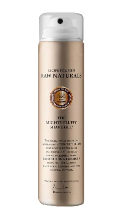 Raw Naturals Recipe For Men The Mighty Fluffy Shave Gel 75 ml