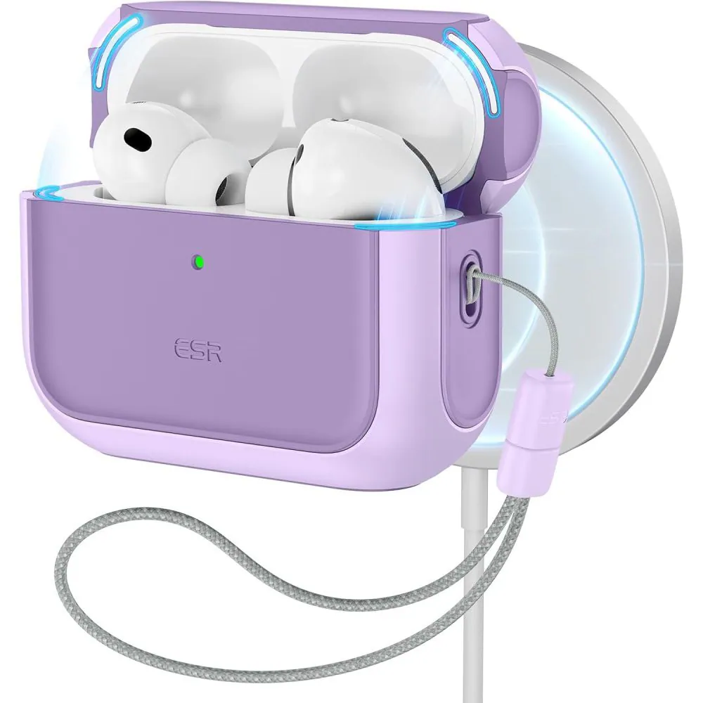 ESR-fodral ESR Orbit HaloLock MagSafe för Apple AirPods Pro 3 Lavender