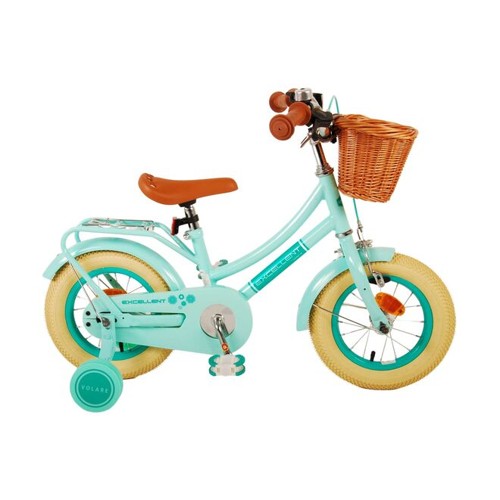 Volare – Barncykel 12" – Excellent med korg Grön