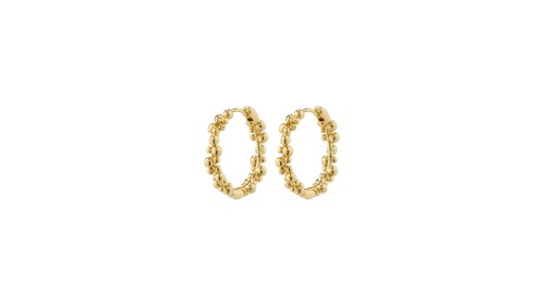 PILGRIM - Solidarity Medium Bubbles Hoop Earrings - Gold-Plated - 20 mm, bild 3