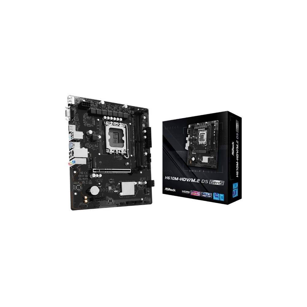 ASRock H610M-HDV/M.2 + D5 Gen5