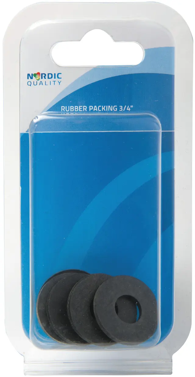 Nordic Quality Gummipackning 3/4" 6 st