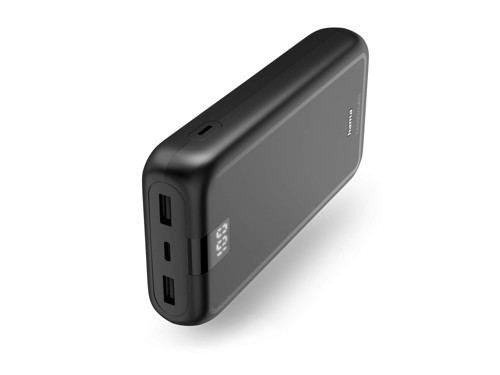 HAMA - Powerbank 24000mAh 2xUSB-A+1xUSB-C Anthracite, bild 2