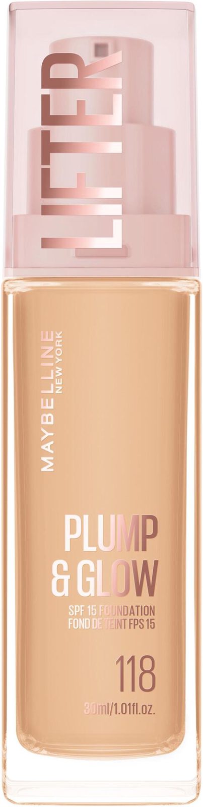 Maybelline New York Lifter Plump & Glow Foundation 118 118