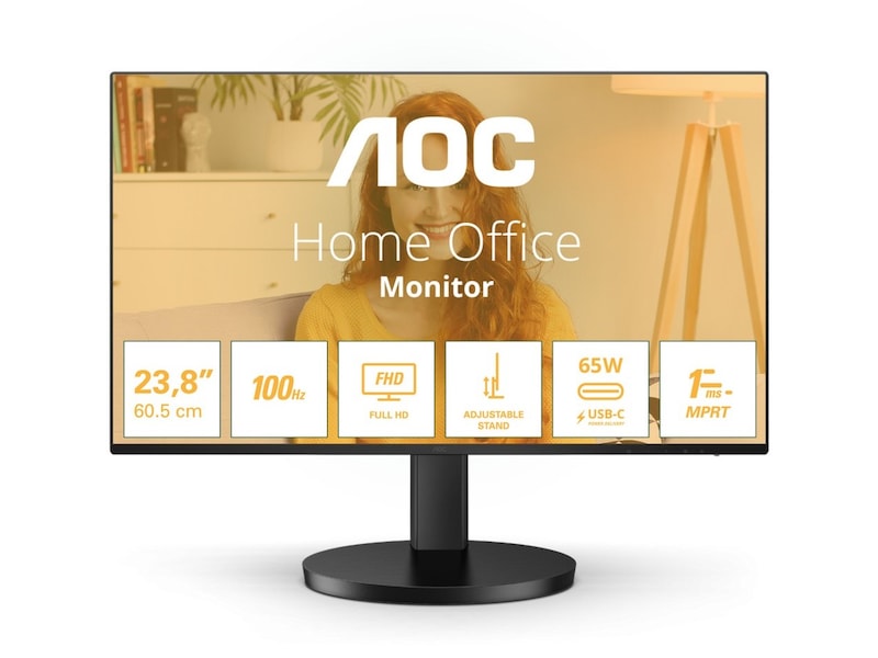 AOC Basic-line 24B3CF2 24" - USB-C 1920x1080 IPS 100Hz, bild 5
