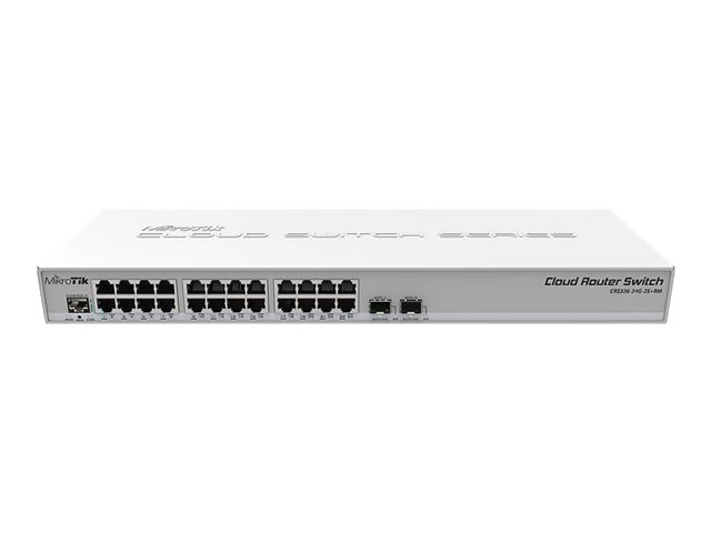 MikroTik Cloud Router Switch CRS326-24G-2S+RM, 24-port Gigabit + 2 SFP