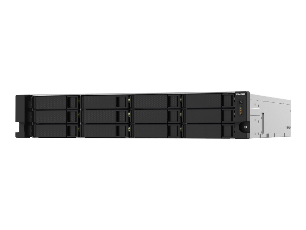 QNAP TS-1232PXU-RP - NAS-server - 12 fack - kan monteras i rack - SATA 6Gb/s - RAID 0, 1, 5, 6, 10, 50, 60, JBOD - RAM 4 GB - Gigabit Ethernet / 2.5 Gigabit Ethernet / 10 Gigabit Ethernet - iSCSI support - 2U
