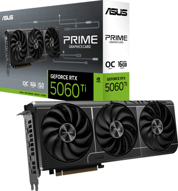 ASUS GeForce RTX 5060 Ti 16GB PRIME OC grafikkort