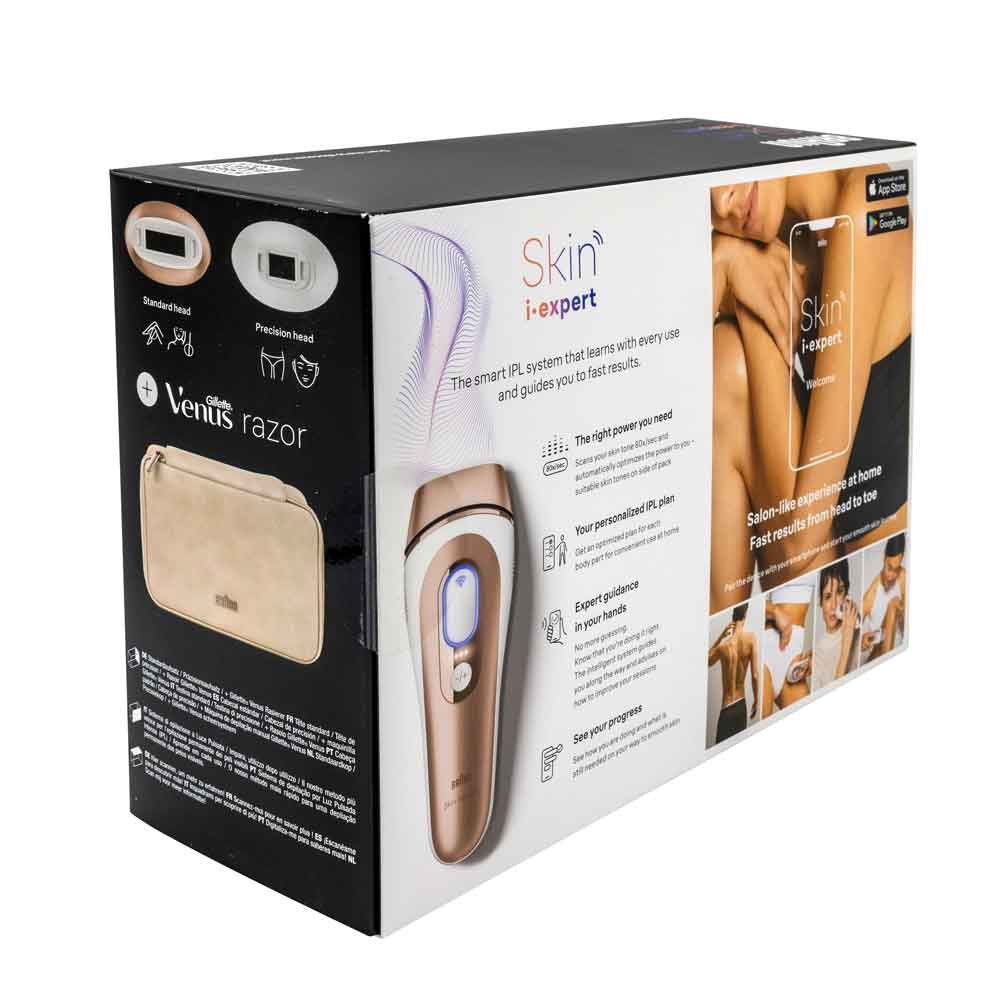 Braun IPL Skin i·expert At Home Hair Removal Free App Pouch Venus Razor 2 Heads PL7147, bild 2