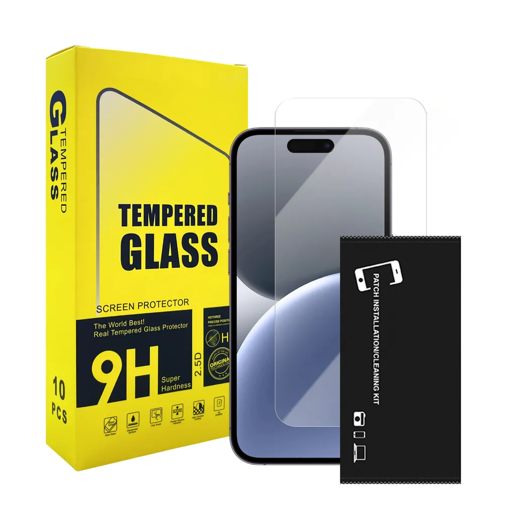 Skärmskydd härdat glas till iPhone 16 Plus, inkl. montering, bild 3