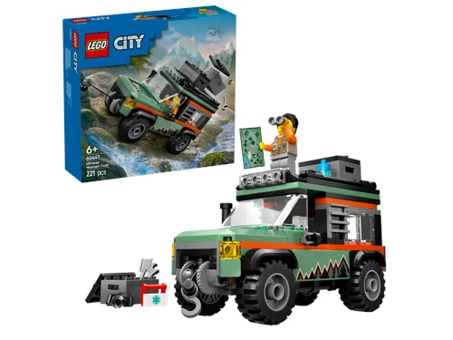 LEGO City Great Vehicles 4-hjulsdriven terrängbil för bergskörning 60447, bild 2