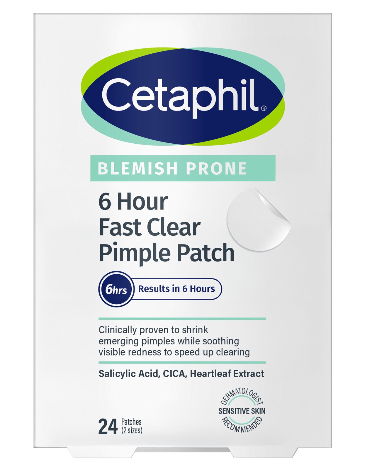 Cetaphil 6h Fast Clear Pimple Patch 24 pcs