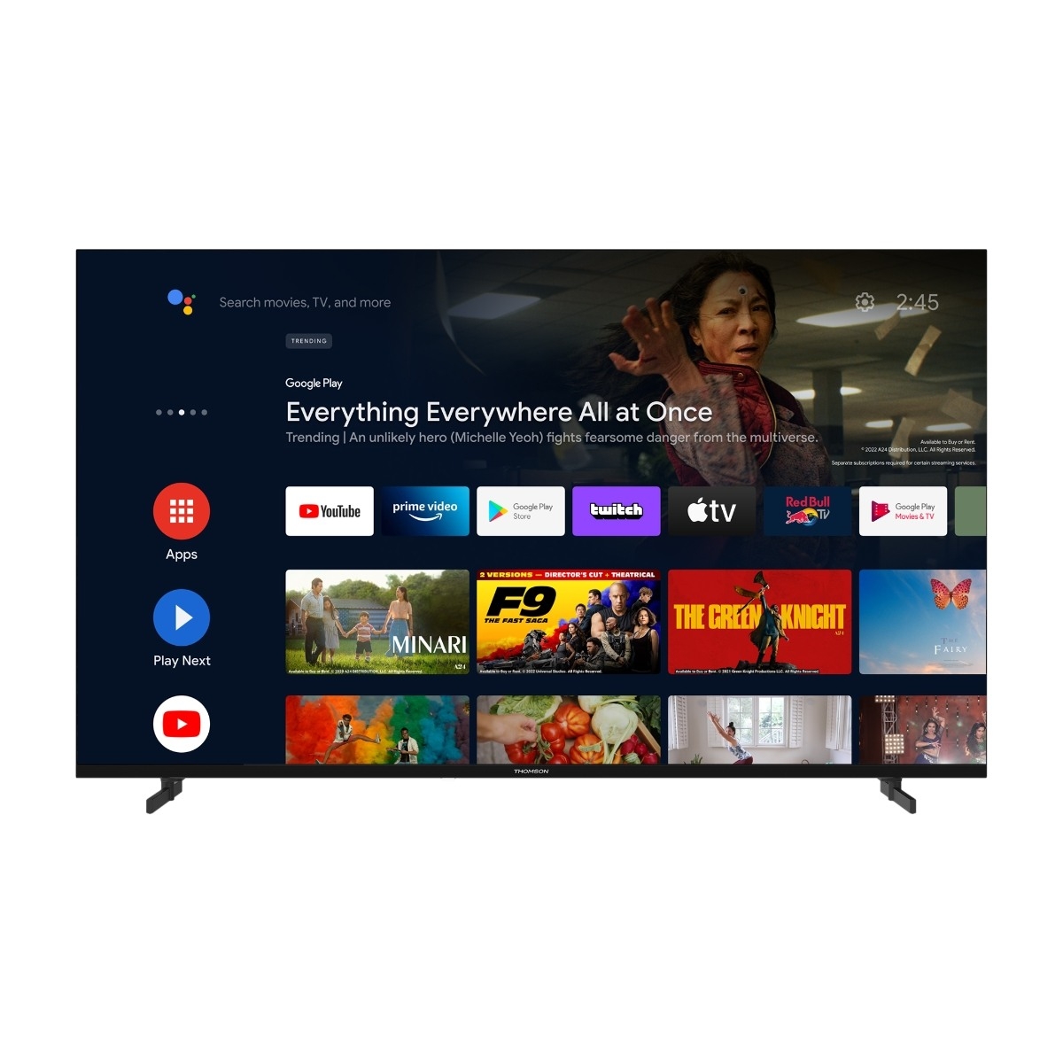 Thomson 55" 4K UHD Android TV 55UA5S13, svart