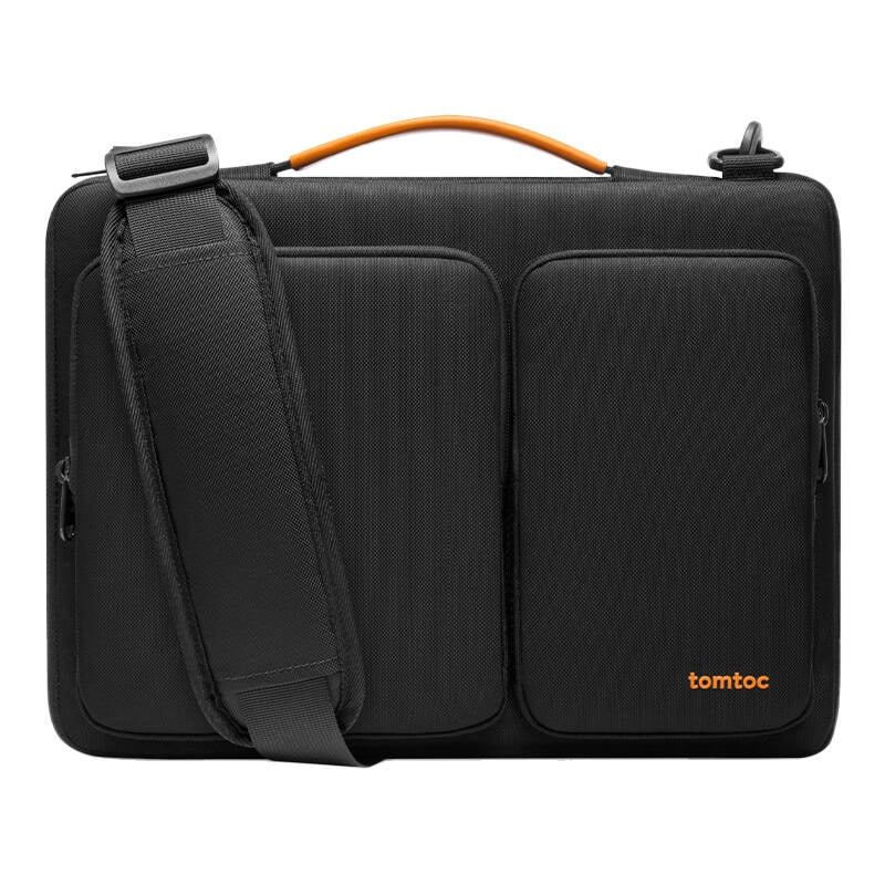 Portfölj för bärbar dator 13,5-14'' Tomtoc Defender-A42 (svart)