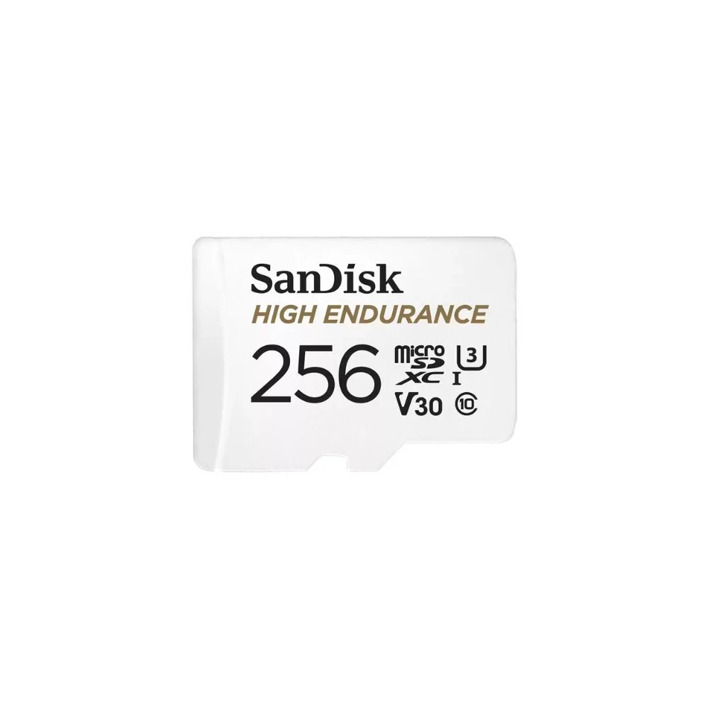 SanDisk MicroSDXC Endurance med SD adapter 256 GB minneskort