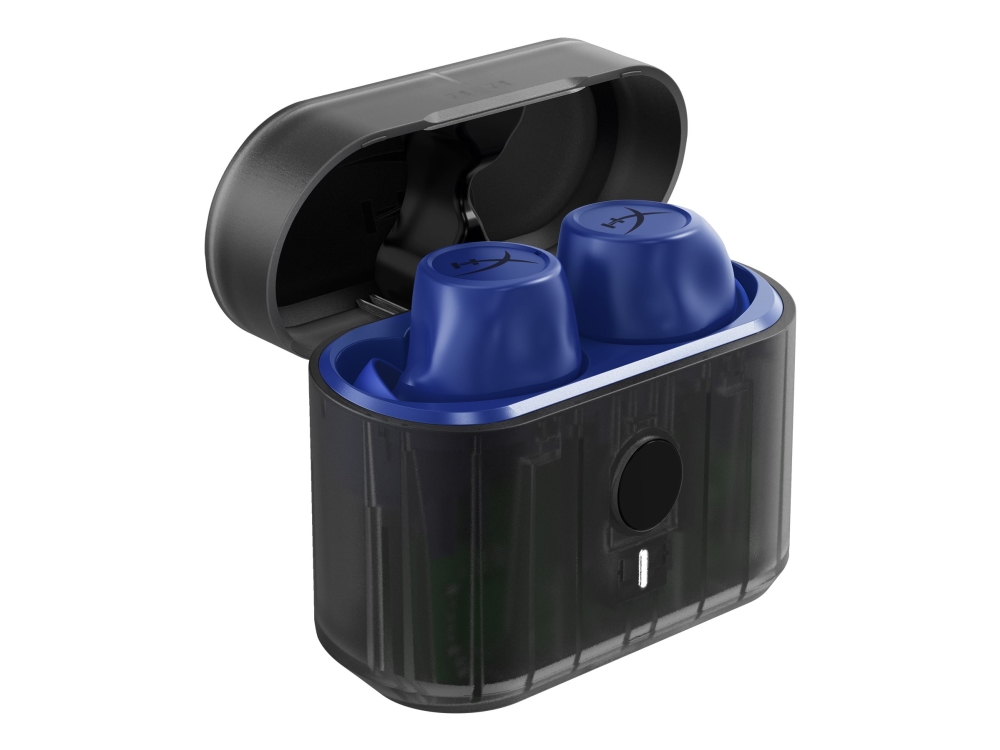 HyperX Cirro Buds Pro - True wireless-hörlurar med mikrofon - inuti örat - Bluetooth - aktiv brusradering - blå