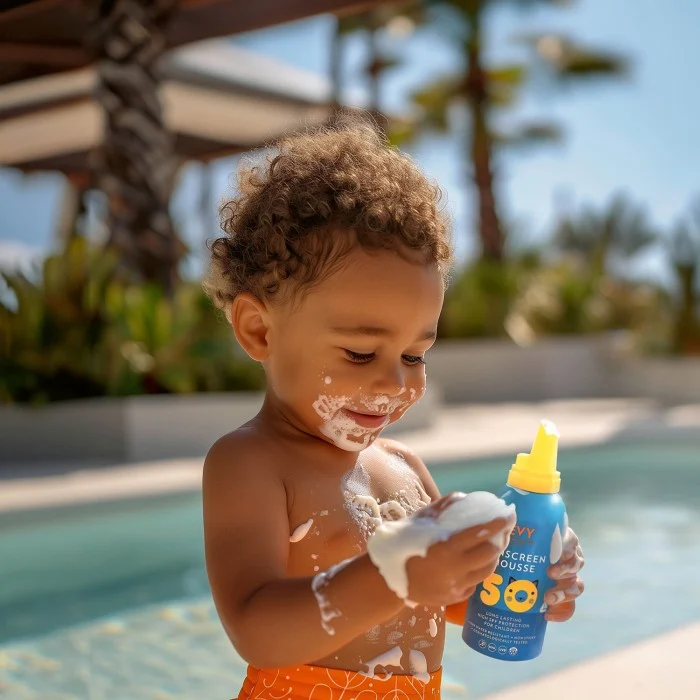 EVY Suncreen Mousse Spf 50 For children 150 ml, bild 3