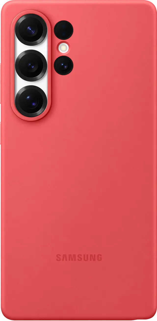 Samsung Galaxy S25 Ultra Silicone fodral (rött)