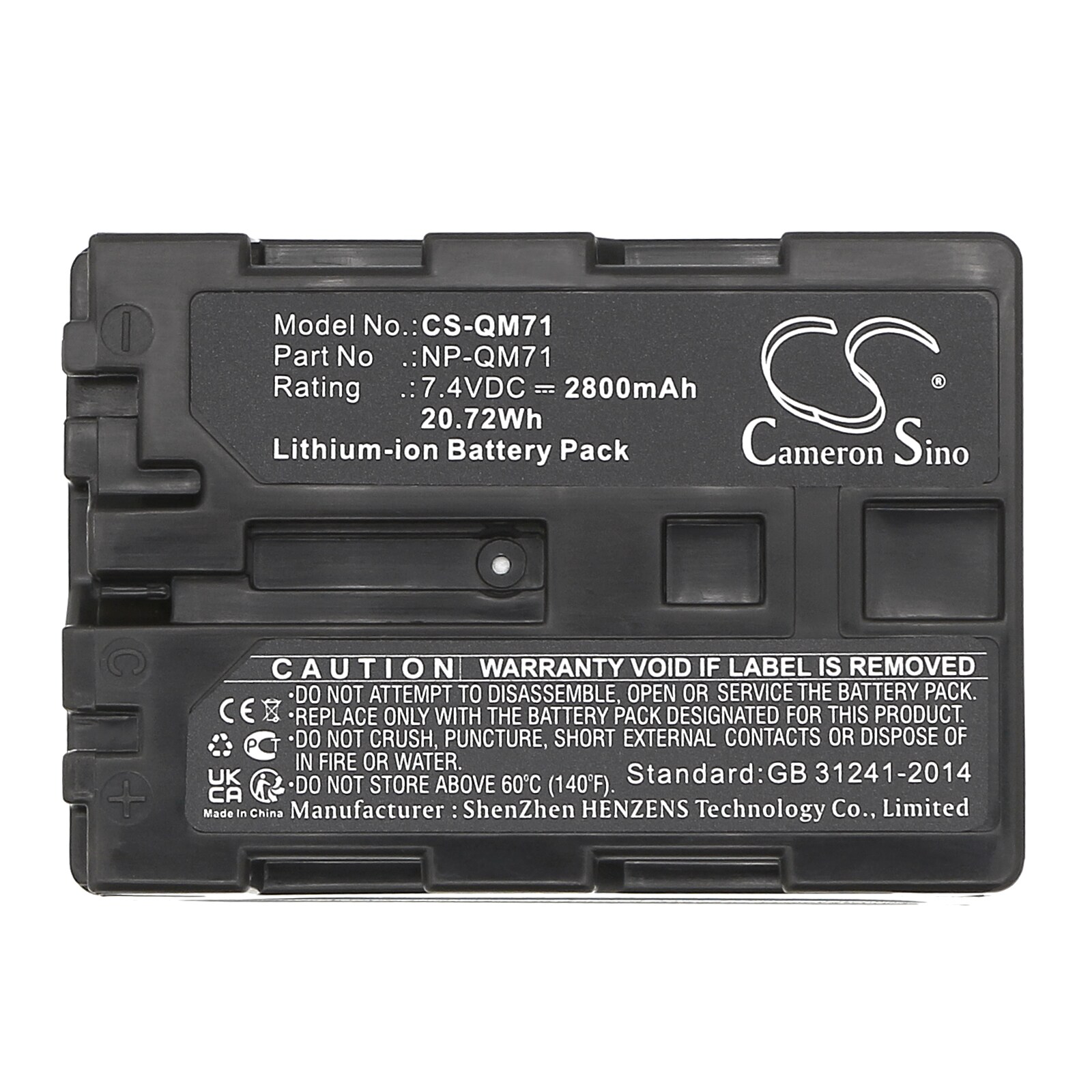 Batteri till Kamera för Sony CCD-TRV108, CCD-TRV118, CCD-TRV128 m.fl., bild 4