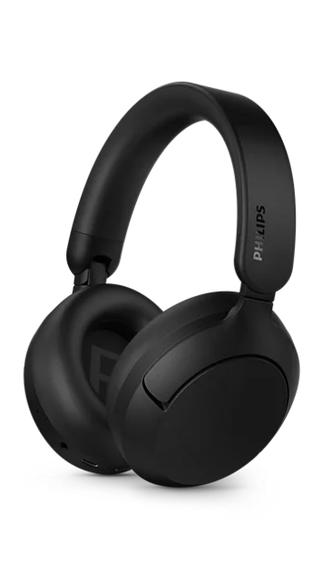 Philips TAH6000 trådlösa ANC-hörlurar, svarta, bild 2