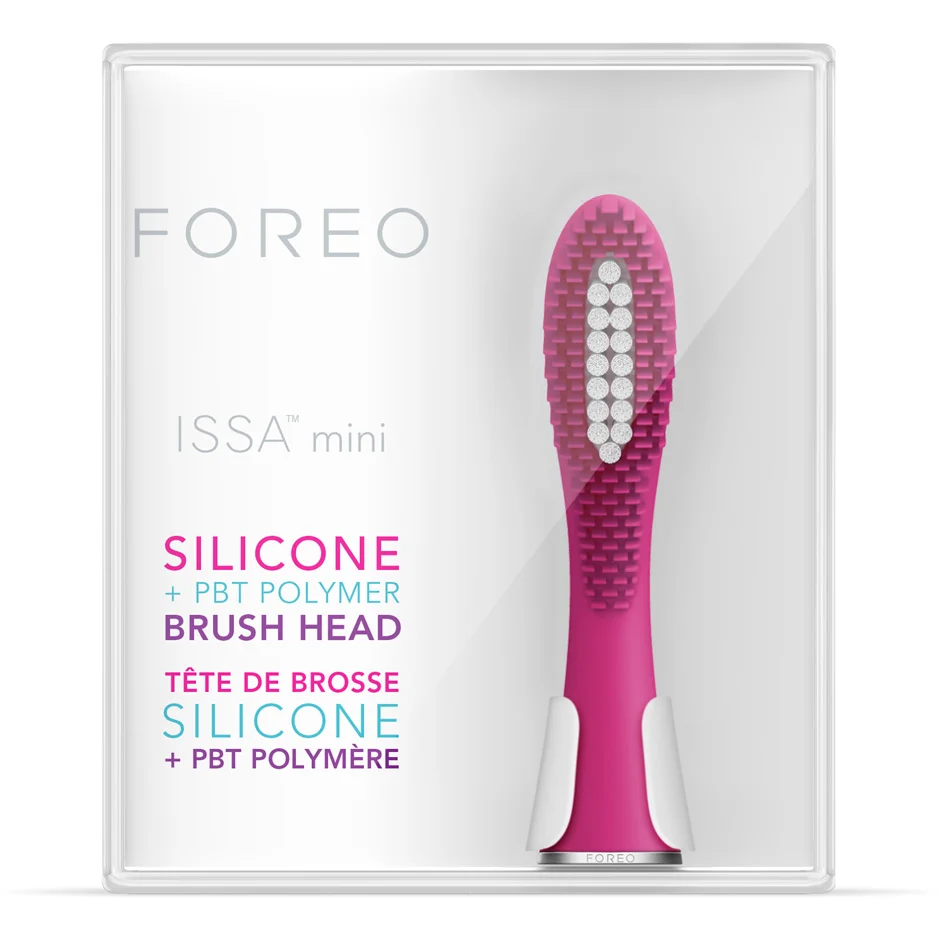 FOREO ISSA Mini Hybrid Brush Head Wild Strawberry