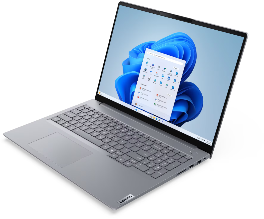 Lenovo ThinkBook 16 G8, 16" Full HD+ IPS matt, Intel Core 5 210H, 16 GB, 512 GB PCIe SSD, WiFi 6E, bakbelyst tangentbord, Win11 Pro, 2 års garanti, bild 4