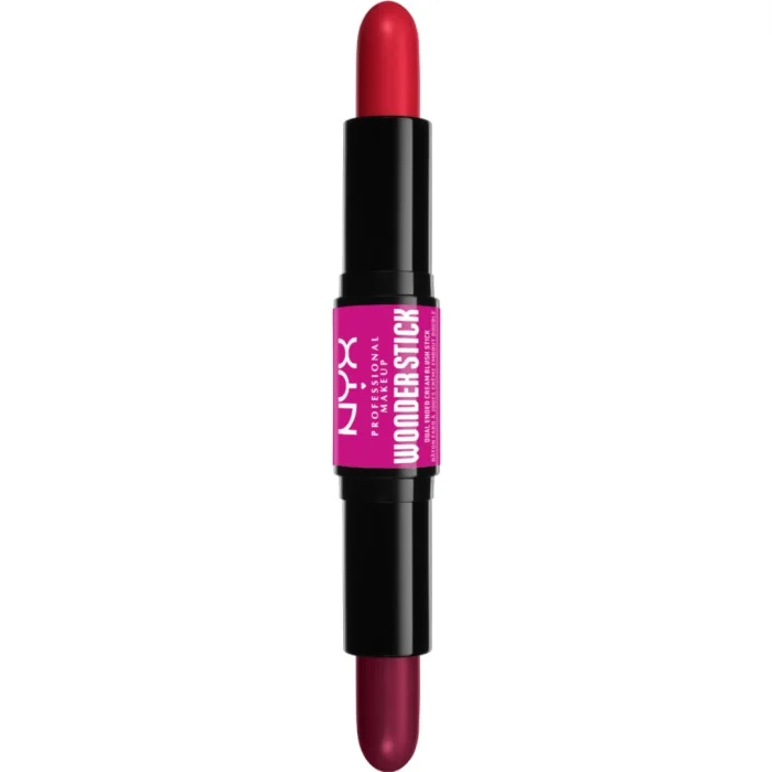 NYX PROFESSIONAL MAKEUP Wonder Stick Dual-Ended Cream Blush Stick 05 Bright Amber + Fuchsia