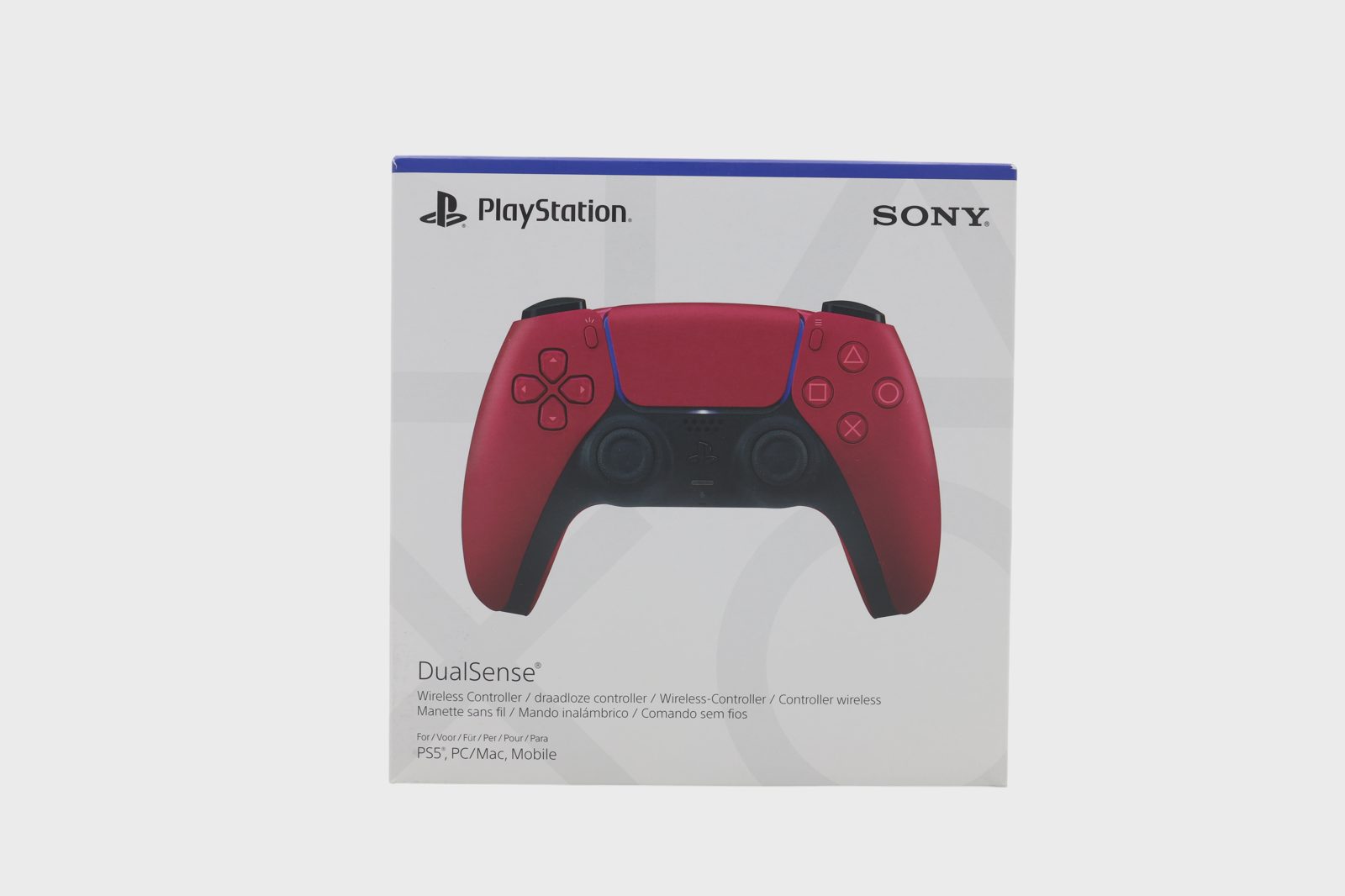 PlayStation 5 trådlösa Dualsense handkontroll, Cosmic Red
