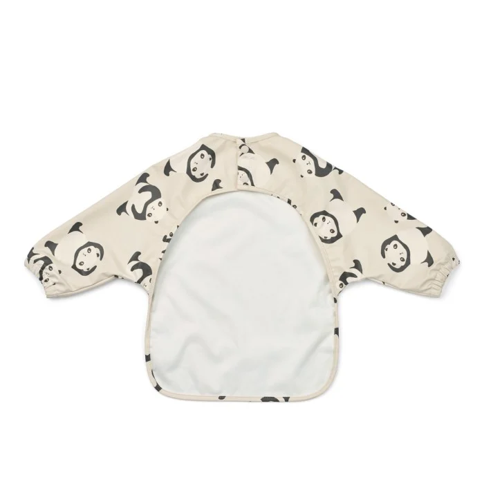 Liewood - Merle Printed Cape Bib - Panda / Sandy - One size, bild 2