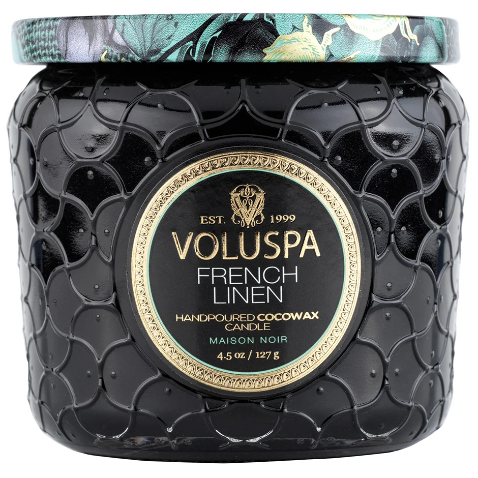 Voluspa French Linen Petite Jar 40h