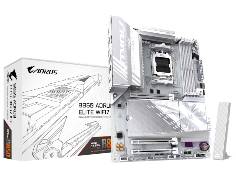 Gigabyte B850 A ELITE WF7 ICE moderkort, bild 5