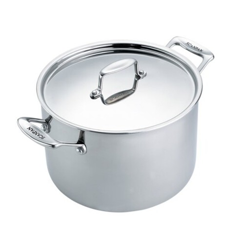 Scanpan - Fusion 5 Soppgryta med Lock - Induktion - 24 cm/7,6 L - Rostfritt Stål
