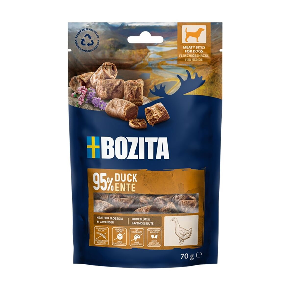 Bozita Meaty Bites Hundgodis Anka 70g