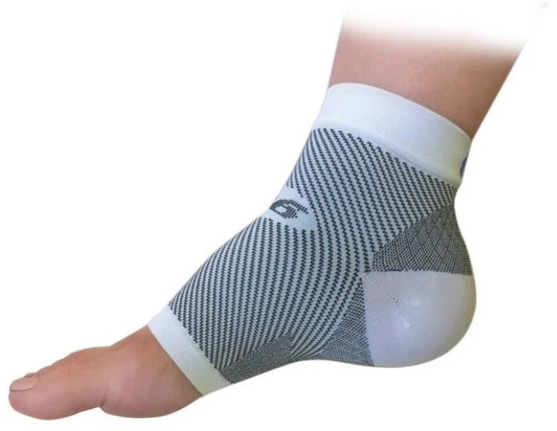 Os1 FS6 Compression Foot Sleeve, M, White