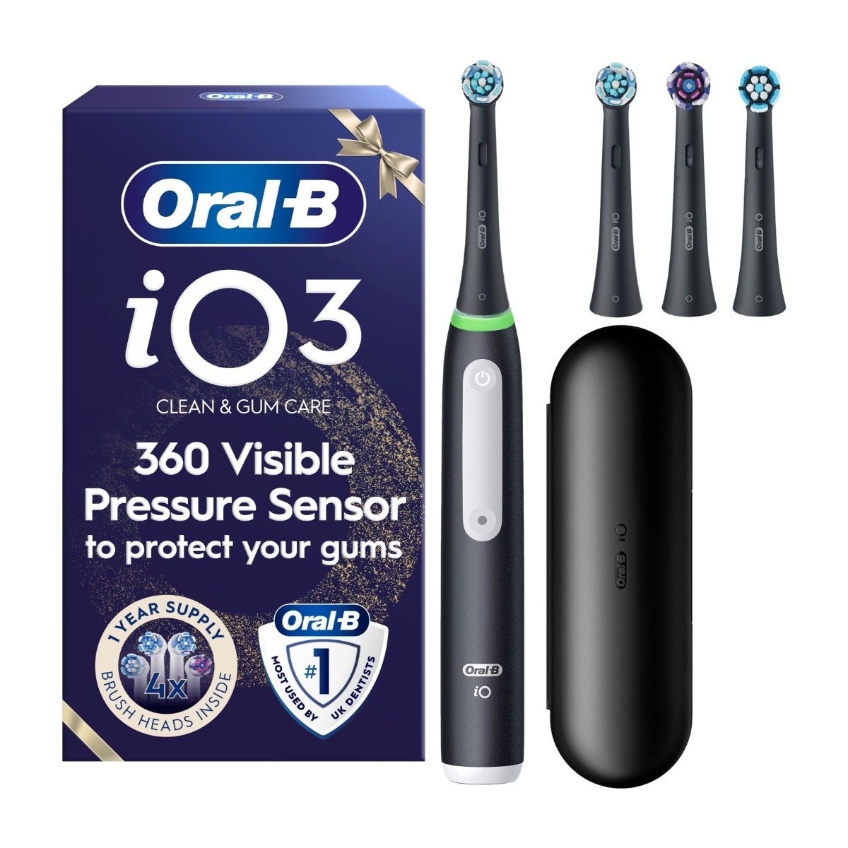 Oral-B iO3 eltandborste, svart