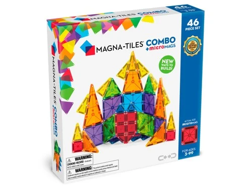 Magna-Tiles - Combo + MicroMags - 46 Delar, bild 2