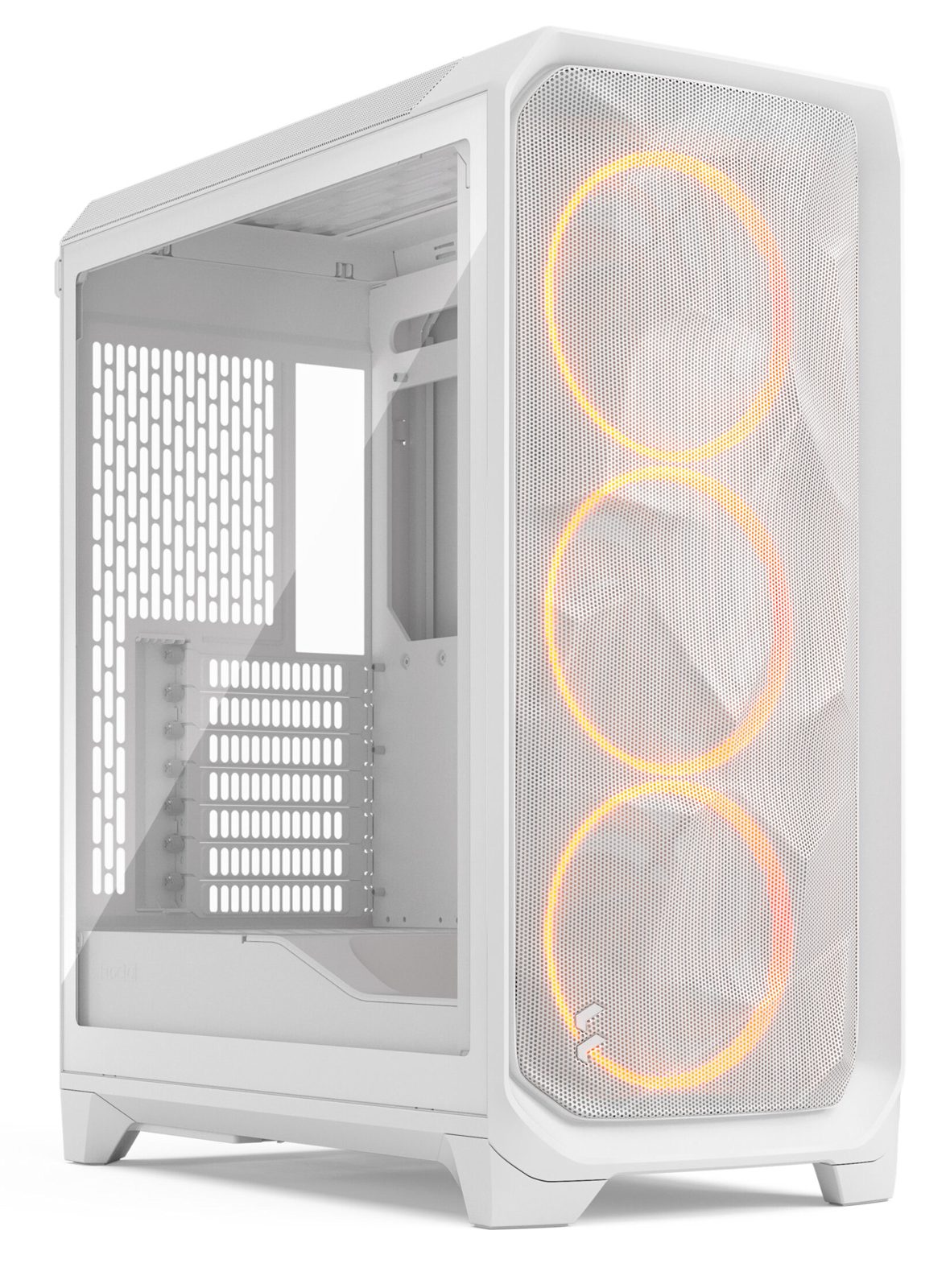 Fractal Design Meshify 3 RGB PC-chassi (vitt/genomskinligt), bild 4