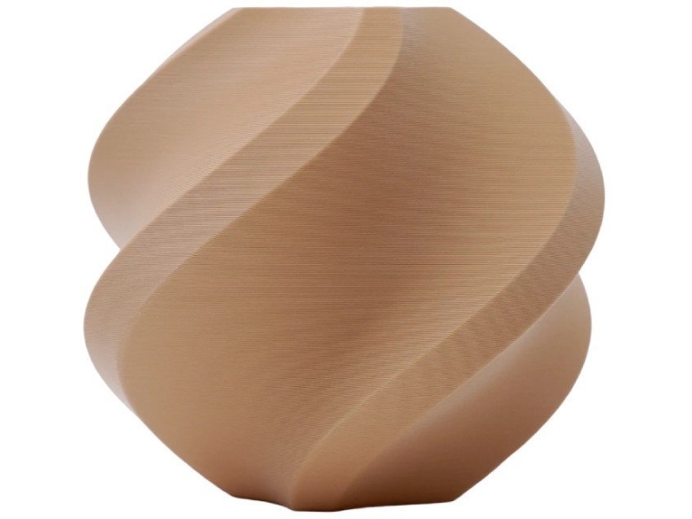 BambuLab PLA Matte 1,75 mm 1 kg (Latte Brown) inkl. återanvändbar spole